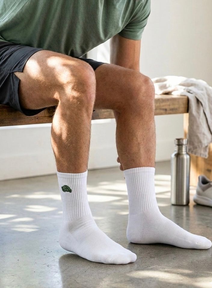 Turtle White Sock Bundle Idle